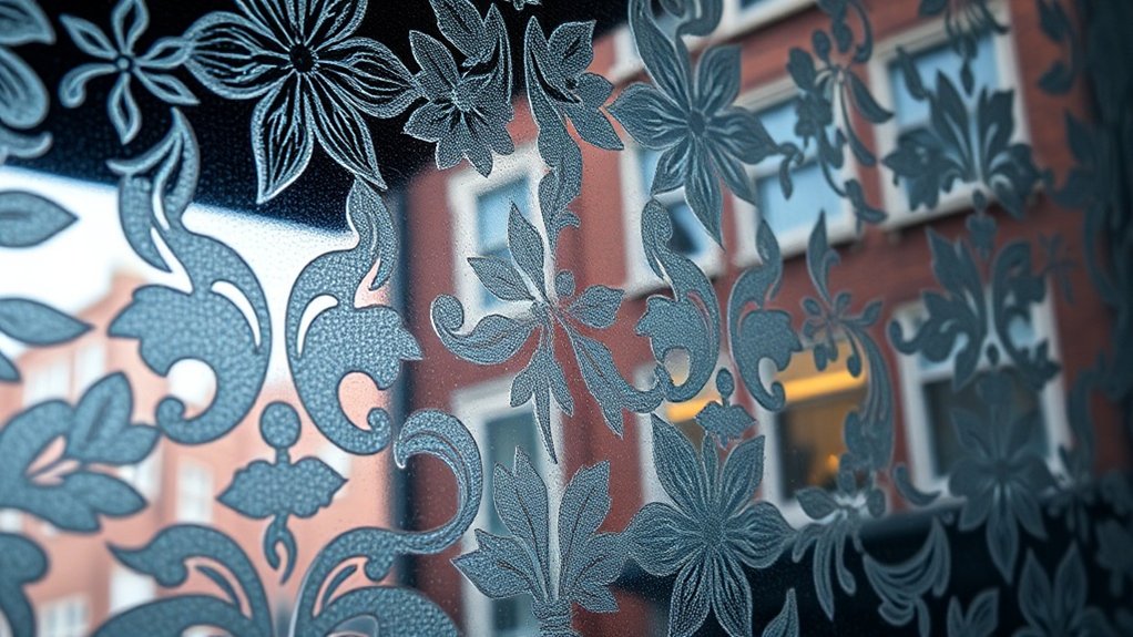 Patterned Decorative Glass Grove Park