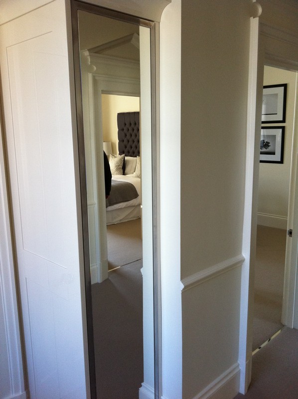 Full-length wardrobe mirror fitted in Grove Park home