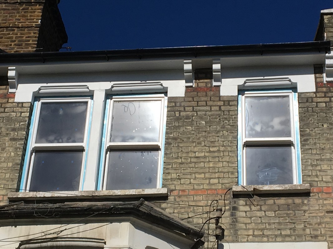 New uPVC sash windows fitted on Victorian terrace in Grove Park